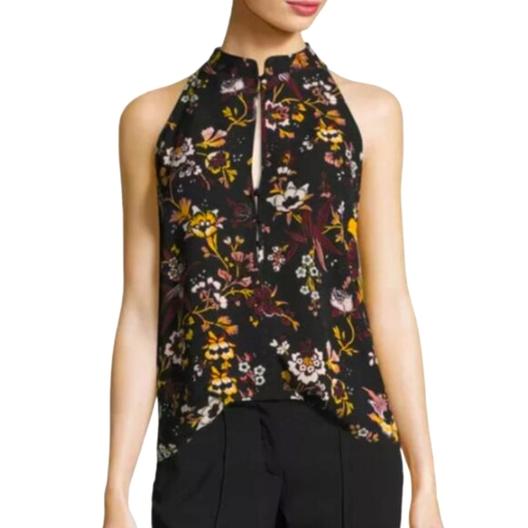 A.L.C. Tops - A.L.C. Keith silk floral silk halter top size 2 ALC